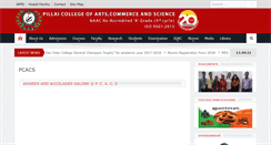 Desktop Screenshot of pcacs.ac.in